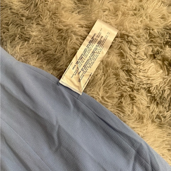 DRESS THE POPULATION SANDRA GOWN Dress NWT Large in Sky - Picture 5 of 5